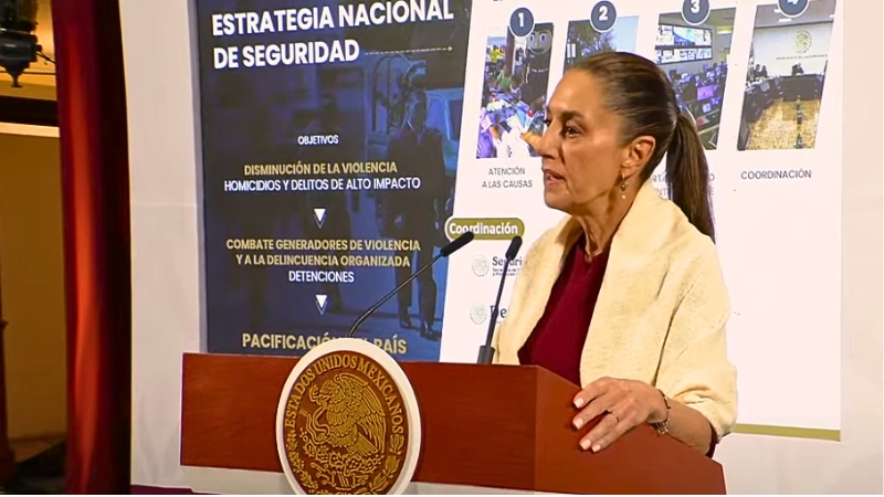 Claudia Sheinbaum se opone al uso de drones estadounidenses en México y reafirma una estrategia de seguridad sin injerencias ni subordinación externa