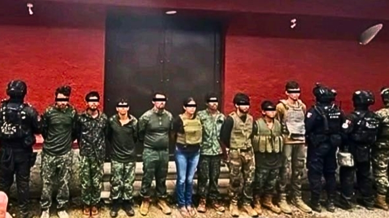 Ejército mexicano captura a célula del Cártel de Los Reyes, con 12 exmilitares colombianos, tras emboscada con mina terrestre que mató a 8 soldados