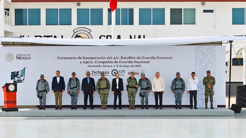 El Secretario de la Defensa Nacional encabeza ceremonia de apertura del 4/o. Batallón y 246/a. Compañía como parte de la Estrategia Nacional de Seguridad