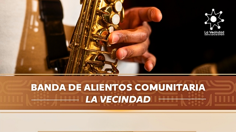 La Secretaría de Cultura impulsa la Banda Comunitaria “La Vecindad” en Cuernavaca, donde niñas, niños y jóvenes desarrollan su talento musical.