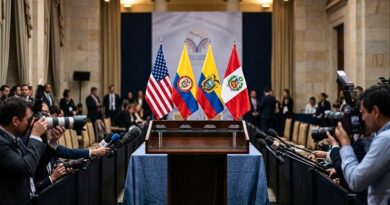 Rubio visitará Colombia, Ecuador y Perú para afianzar lazos con gobiernos afines, atender el sismo colombiano y avanzar en seguridad y comercio.